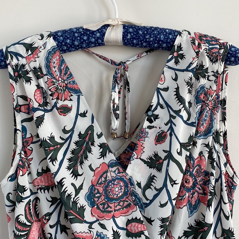 Floral Sleeveless Romper - Picture 2 of 6